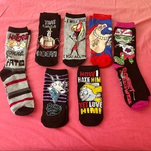 NWT Nickelodeon cartoon character socks 🧦